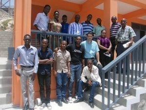 étudiants du CCNB en Haiti