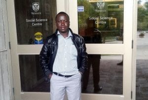 African Leaders of Tomorrow (ALT) scholar Elmond Bandauko