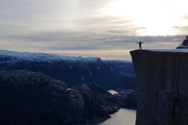 Preikestolen fjord, Norway