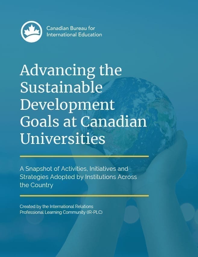 Advancing the Sustainable Development Goals at Canadian Universities