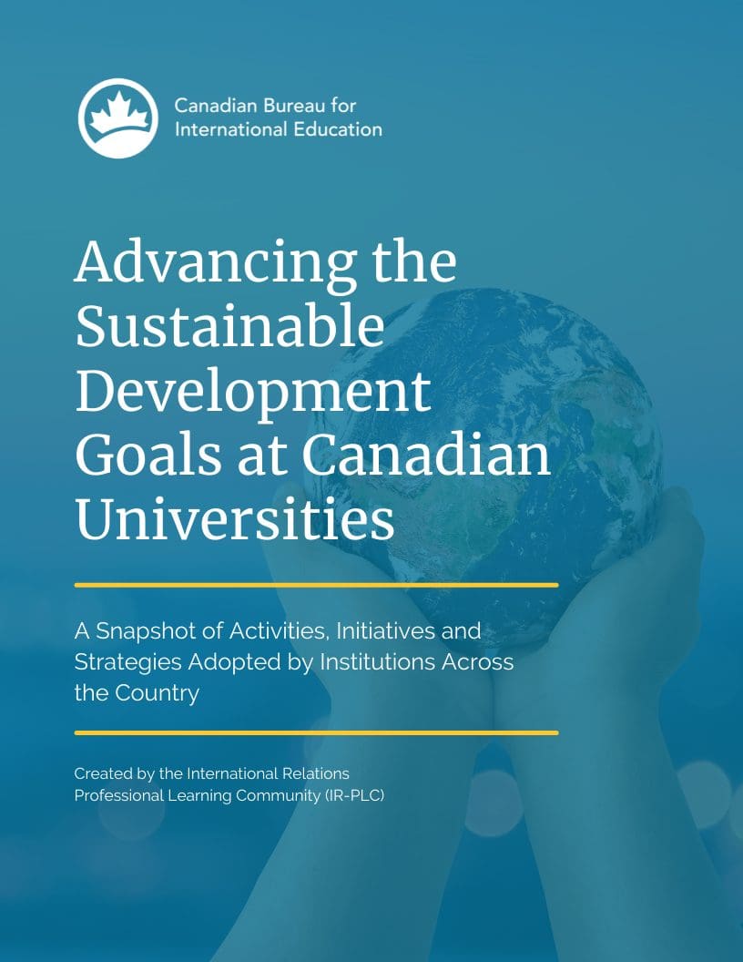 Advancing the Sustainable Development Goals at Canadian Universities