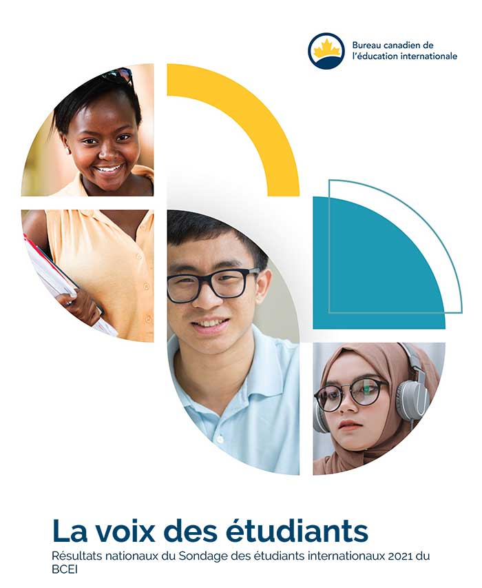 La voix des étudiants – Résultats nationaux du Sondage des étudiants internationaux 2021 du BCEI