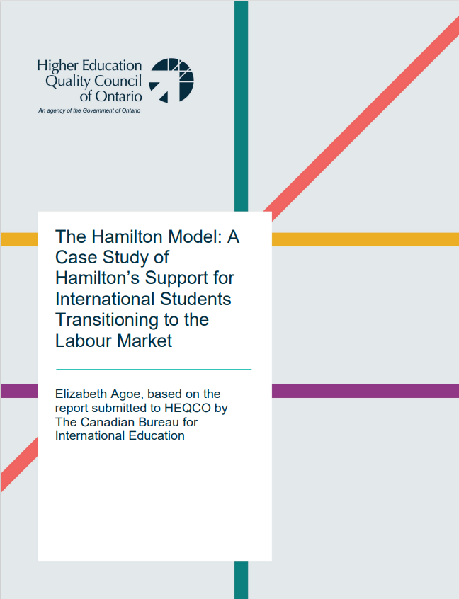 The Hamilton Model: A Case Study of Hamilton’s Support for International Students Transitioning to the Labour Market – Higher Education Quality Council of Ontario